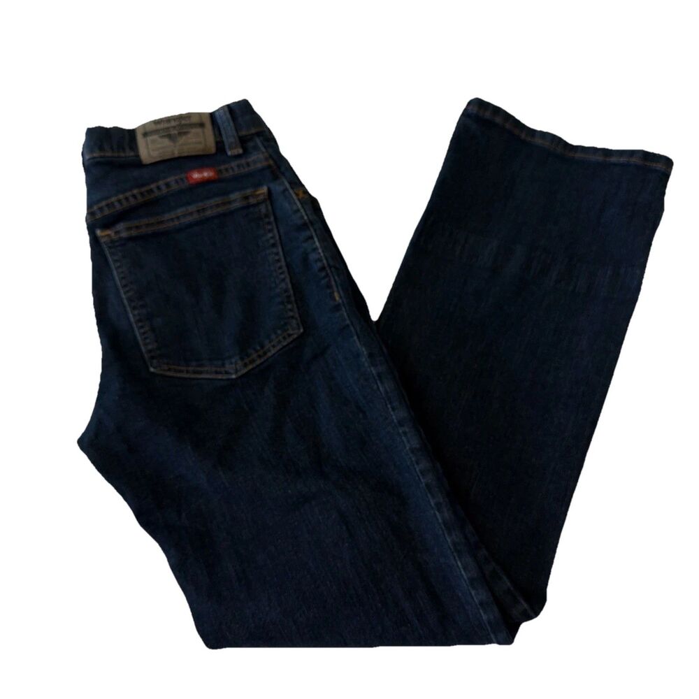 Wrangler Girls 16 Regular Classic Boot Cut Jeans Blue Stretch Western Rodeo